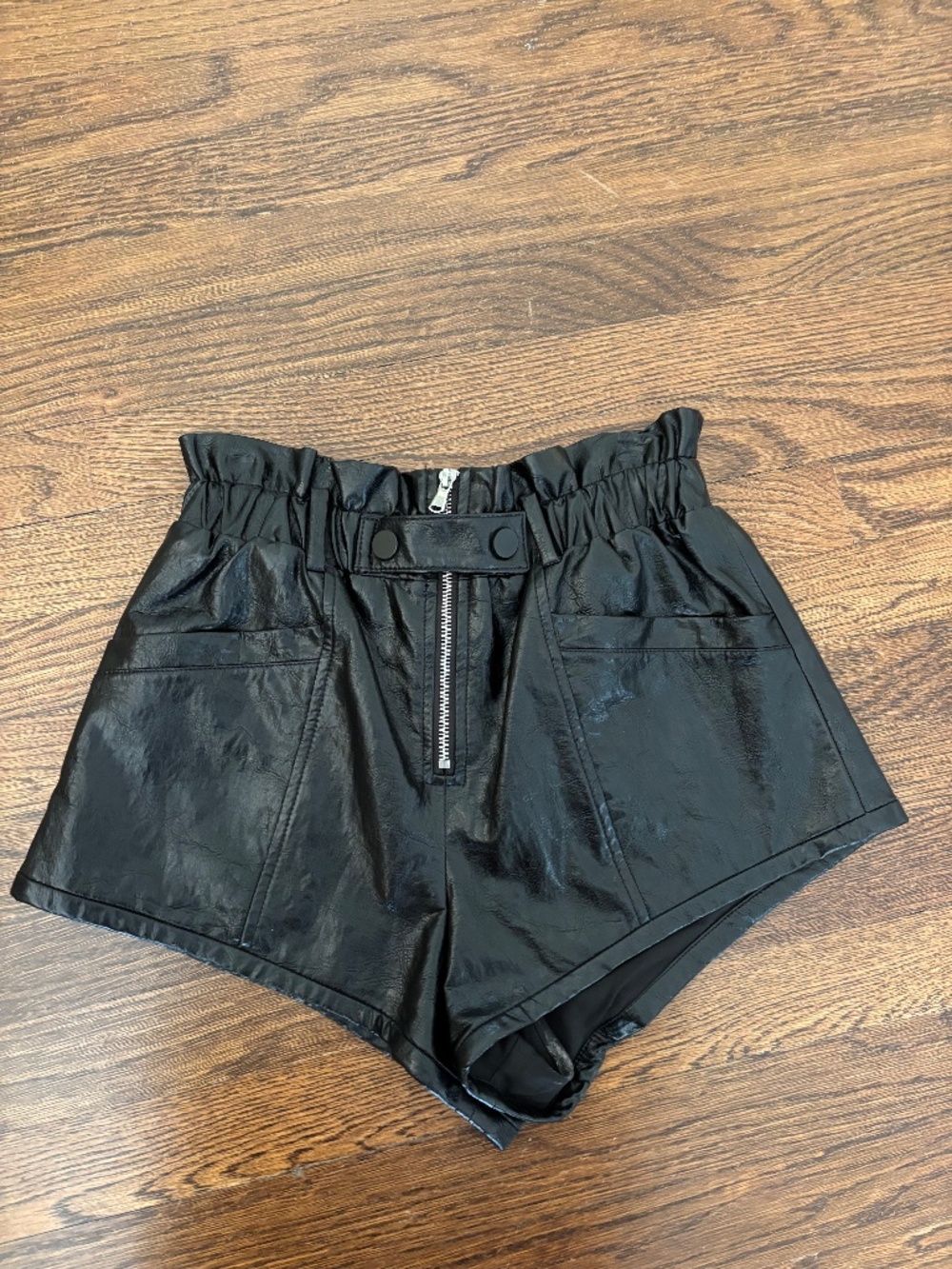 Sea New York Laurence vegan leather shorts